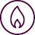 Gas flame icon