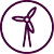 Wind turbine icon